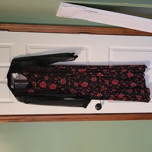 Vintage Juniors rose dress